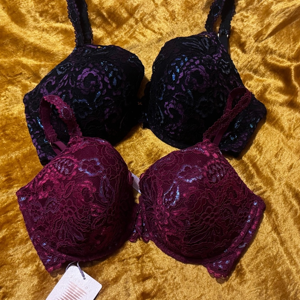 (2) Savage X Fenty Bra’s Sz 36 DDD
